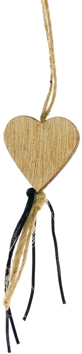 Gelukshanger Naturel Hart > 25mm | 10 Stuks